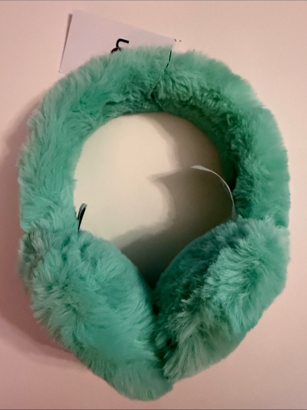 UGG Plush Ear Muffs in Mint Green - Picture 6 of 7